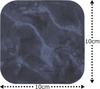 Asahipen Lava Untersetzer, Weiche Ausführung, 10cm Breit x 10cm Tief x 0,4cm Dick, Marmor, YCS-02, Tassenhalter, Wasserabsorbierend, Schnelltrocknend, Schimmelresistent,