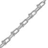 TIFFANY&Co. hardware large link Bracelet Wrist Size6.6" Silver925 62g Women Used