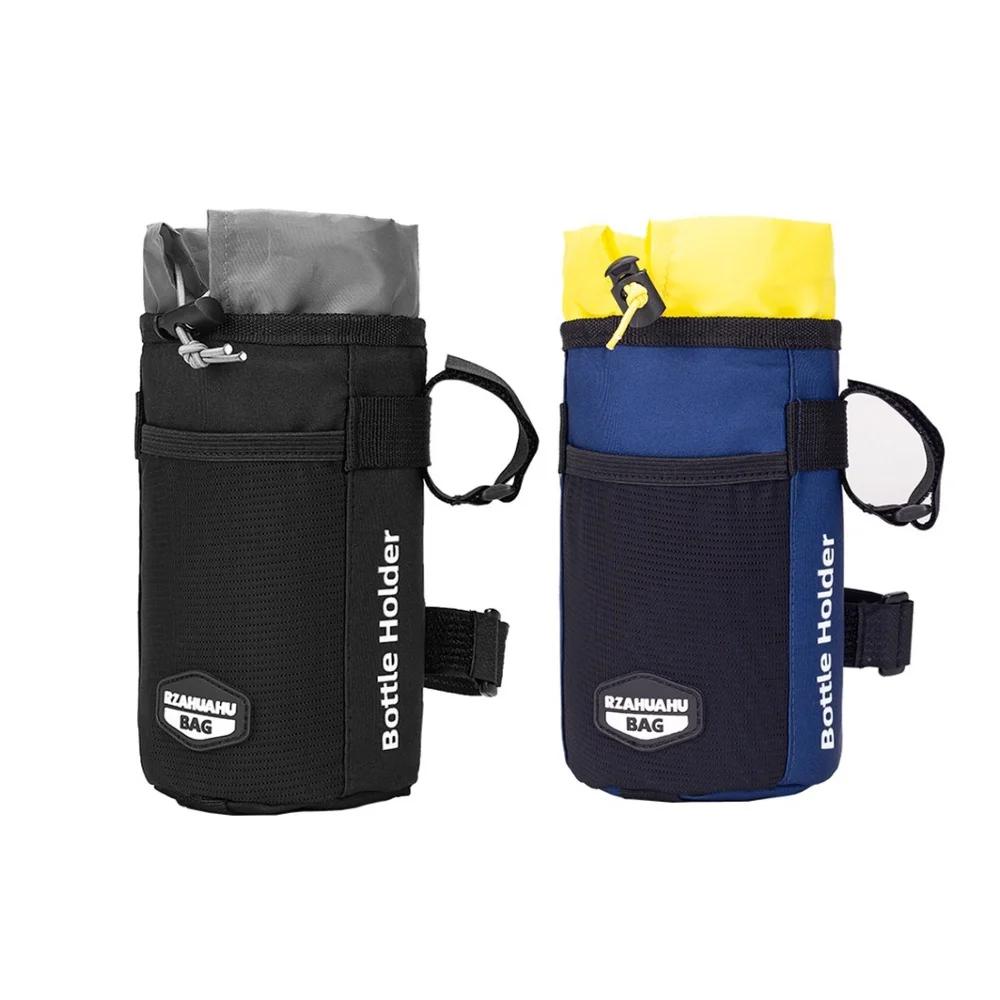 Fahrradtasche Fahrrad Wasserflaschenhalter Tasche Fahrrad Wasserflaschentasche Tragbarer Wasserkocherhalter Reiten Lenker Tasche Zubehör