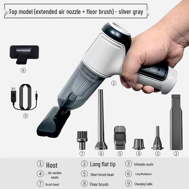 Cordless Handheld Car & Home Vacuum Cleaner: Powerful Portable Dust Blower