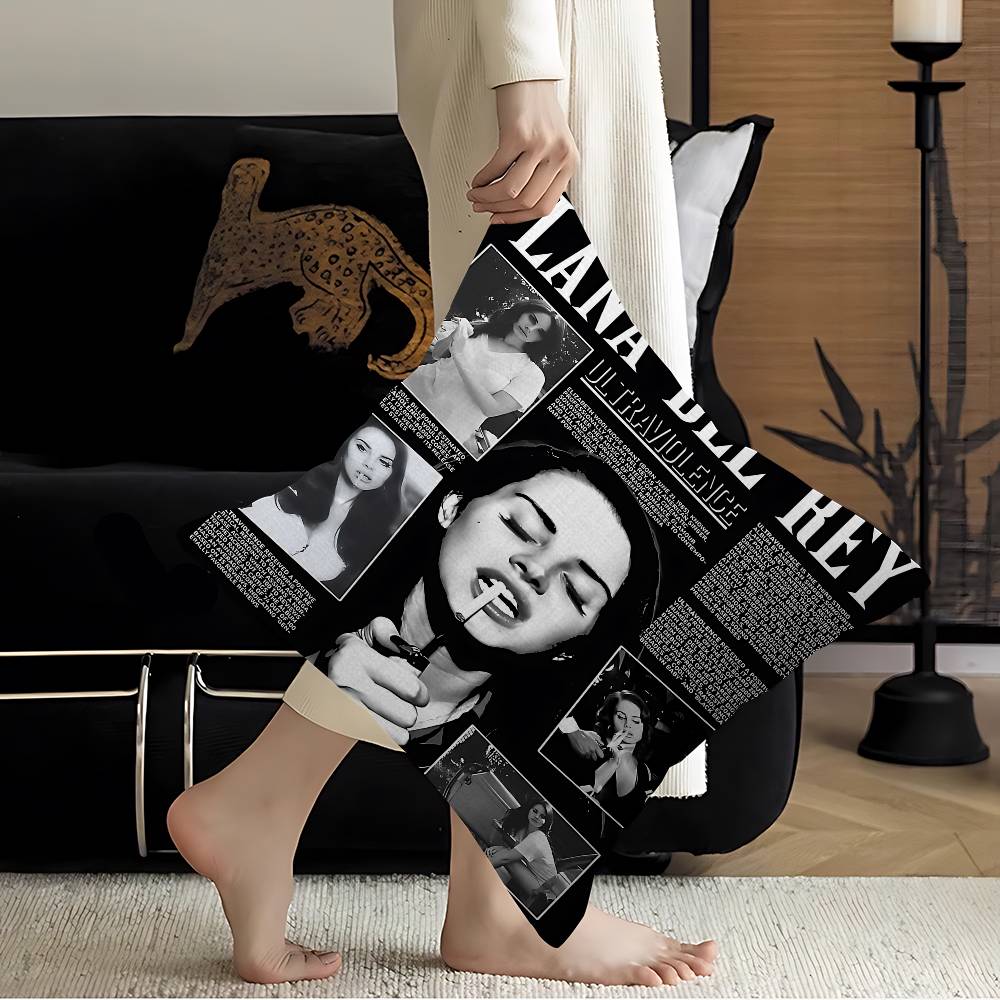 Singer L-Lana Del Rey Pillow Cushion Cover Pillowcase Living Room Sofa Home Decor