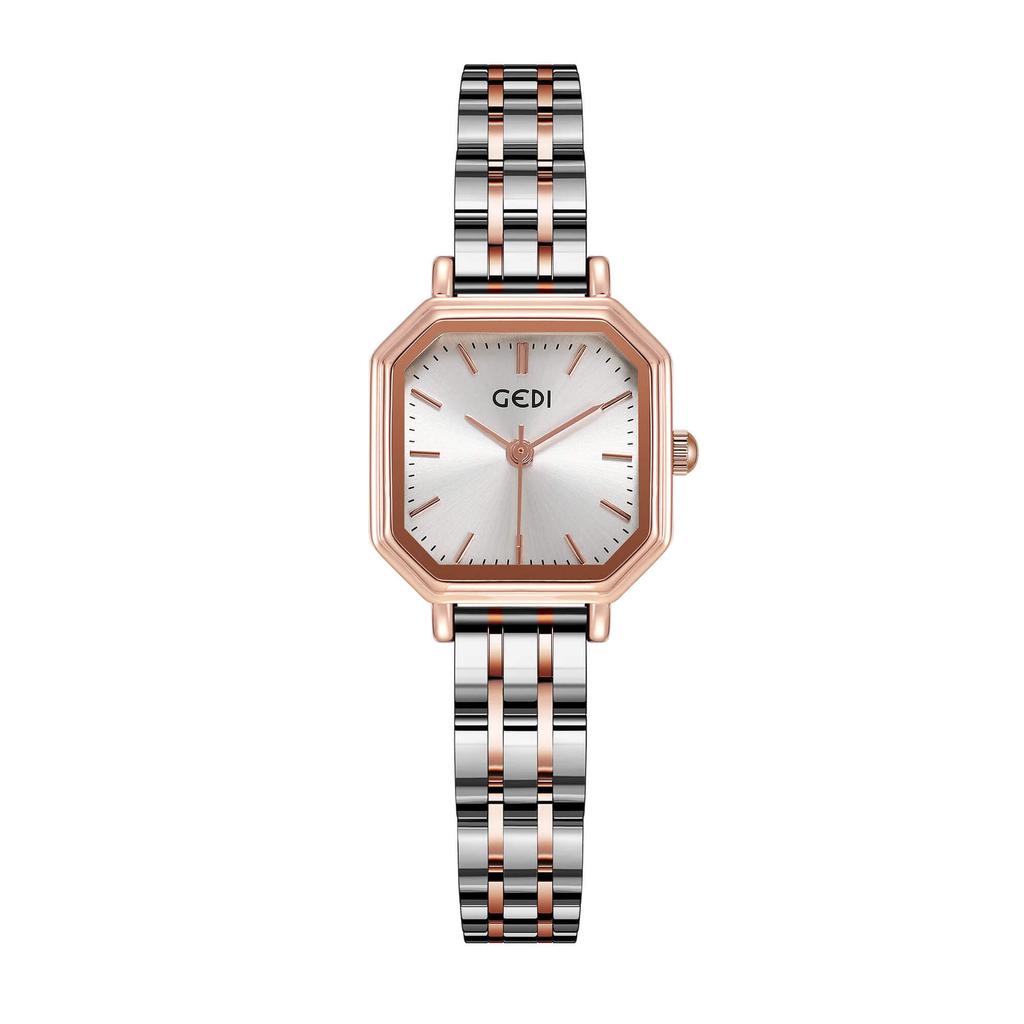 Fashion Polygonal Women'S Watch Niche High-End Quartz Watch Waterproof Stainless Steel Women'S Watch