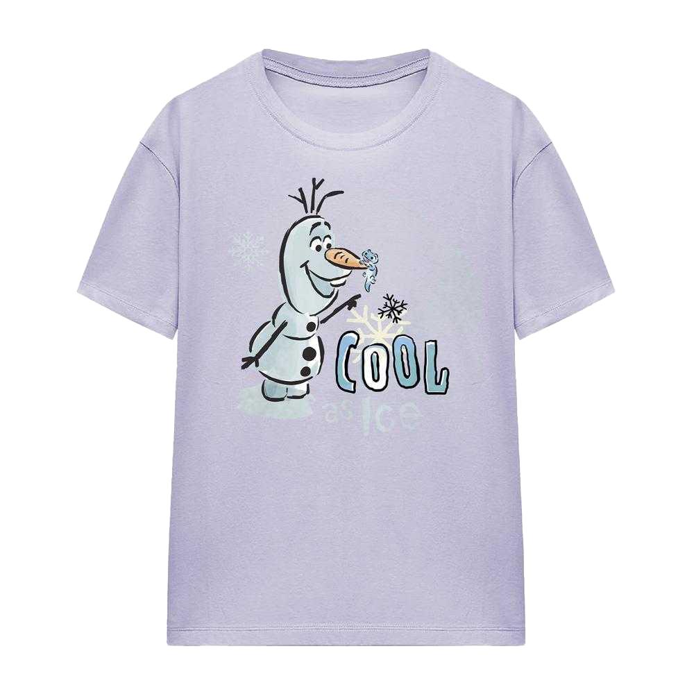 Frozen Womens/Ladies The Fire Spirit Are Cool As Ice Olaf & Bruni T-Shirt