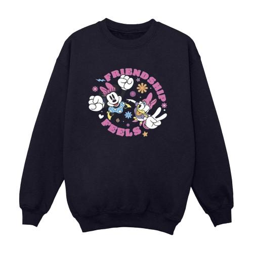 Disney Womens/Ladies Minnie Mouse Daisy Friendship Sweatshirt