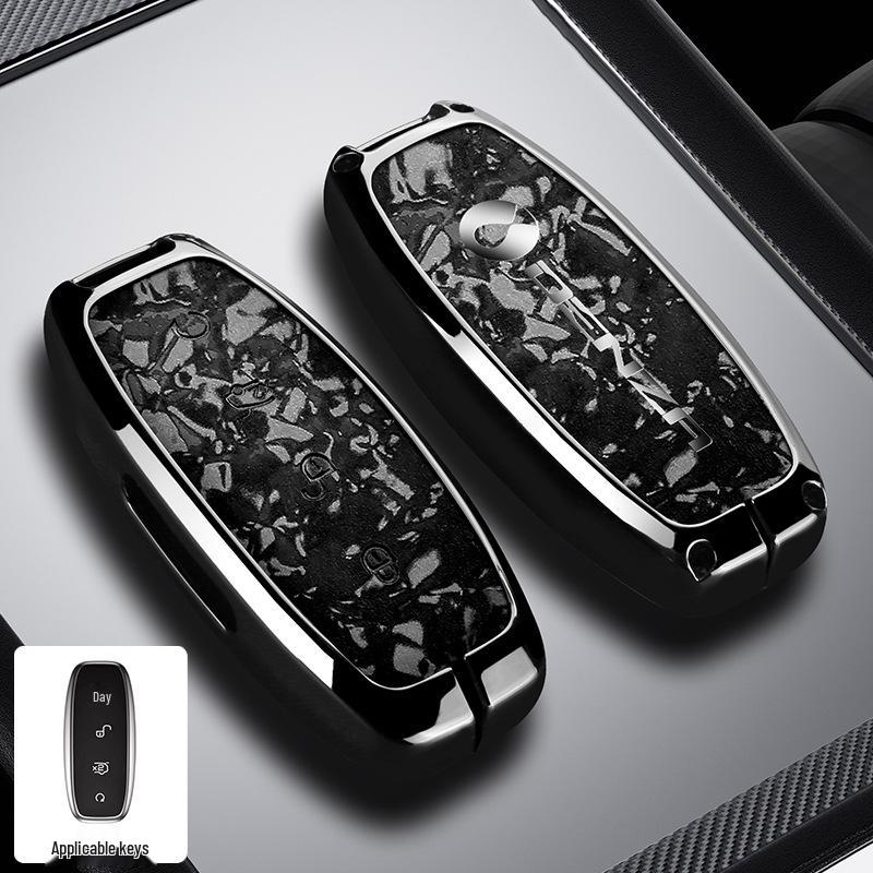 Denza D9 Key Case N7max: Metal N8/N8L Anti-drop Shell - Light Luxury, Simple Style.