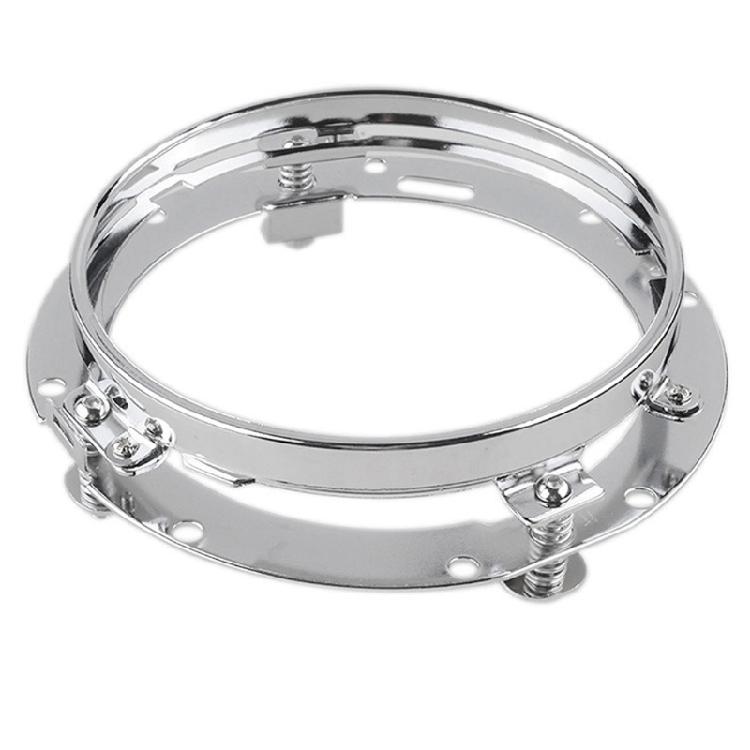 Round Headlight Rings Motorcycle Mounting Bracket Replacement Simple Install