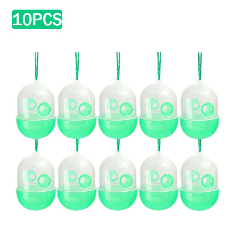 10/1 ud. Trampas Reutilizables para Moscas Avispas Insectos con Cuerda Colgantes para Exteriores Matamoscas Atrapador de Avispas Asiáticas Trampa de Insectos para Huertos Control de Plagas