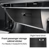 Carbon Fiber Suede Glove Box Protector for Mazda 3 Axela 2019-2025 LHD/RHD Anti-Kick Interior Moulding