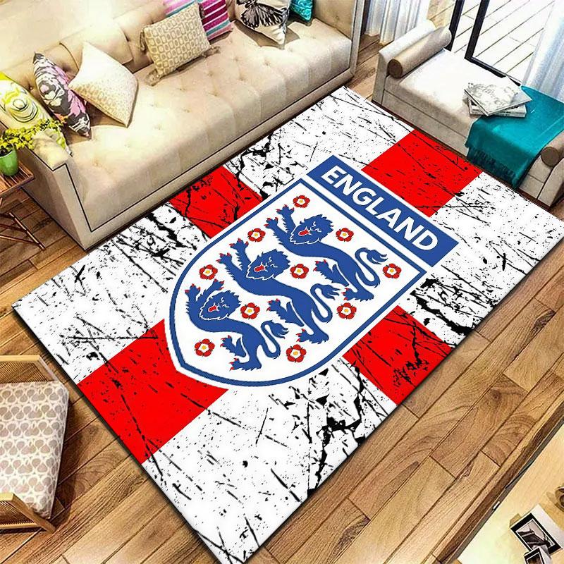 England National Football Team Carpet Rug for Living Room Bedroom Home Sofa Decoration,Kids Play Non-slip Floor Mat