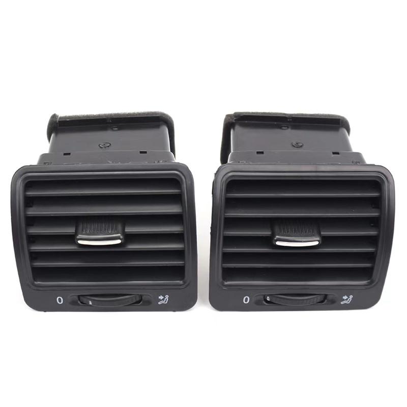 Liuquan Black Dashboard Air Vents for VW Jetta MK5/Golf 5/Rabbit - OEM Part Numbers: 1K0819728, 1K0819703, 1K0819704, 1K0819203