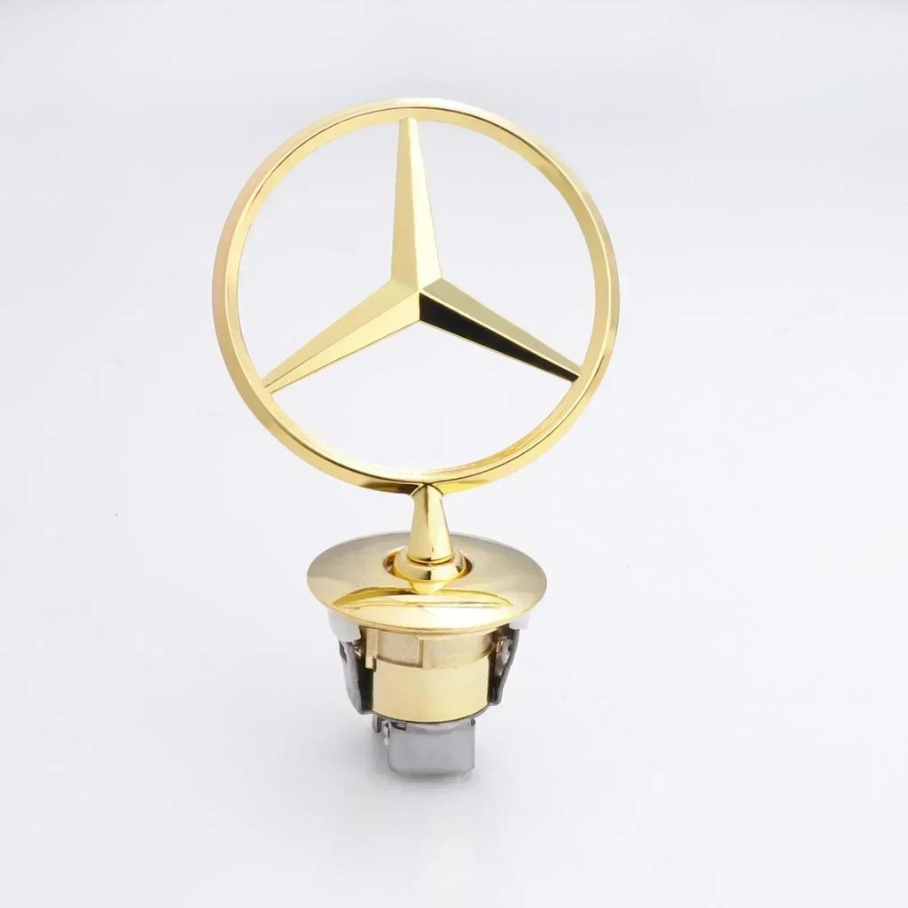 Zinc Alloy Car Front Hood Emblem Bonnet Label Badge Decal For Mercedes Benz C E S Class W204 W205 W212 W213 W211 W220 W222 W223 LU7