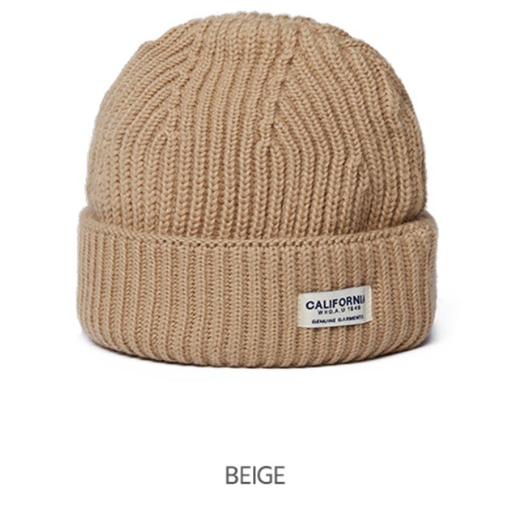 Whoau Unisex Label Short Beanie WHHMD4T11A