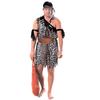 Adult Primitive Cosplay Costume Featuring Funny Leopard Print For Stage Performance