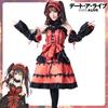 Date A Anime Live Tokisaki Kurumi Cosplaycostume Lolita Dress Girl Halloweensuit