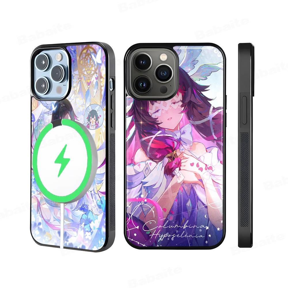 Genshin Impact Columbina For Magsafe Phone Case For IPhone 17 Air 16 15 14 13 12 11 Pro Max Plus Shockproof Cover