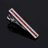 Zinc Zinc Alloy Cuff Links Shiny Sleeve Button Fashion Strip Zircon Tie Clip  Men's Suit Accessory