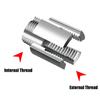DN15 DN20 Pipe Threading Tool Hex Shank Die Internal External Threads 1/2&3/4 Water Pipes PPR PVC MPP Detachable