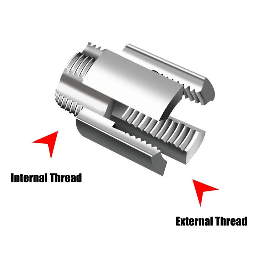 DN15 DN20 Pipe Threading Tool Hex Shank Die Internal External Threads 1/2&3/4 Water Pipes PPR PVC MPP Detachable