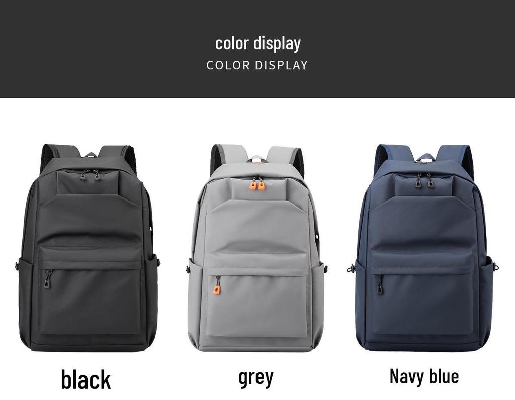 Trendy Cross-Border Casual Backpack with USB Charging - High-End Commuter and Laptop Bag, Customizable.