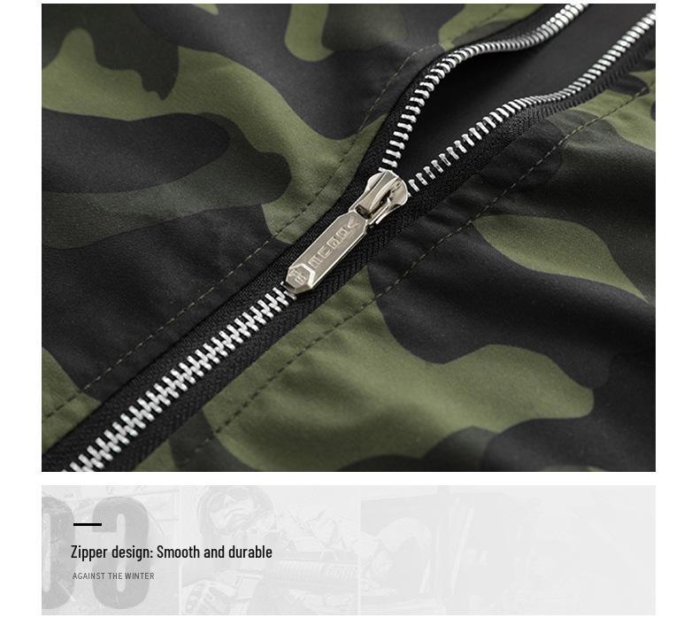 Men's Fashion Camouflage Jacket - European & American Style Casual Autumn Outerwear