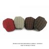Summer Breathable Plaid Forward Cap British Vintage Cap Adjustable Unisex Beret