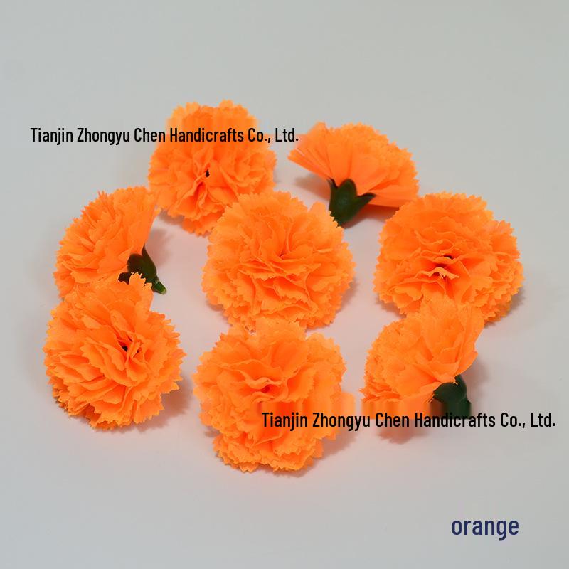 Small 5cm Carnation Flower Wreath Pendant DIY Material Pack - Festival Decoration