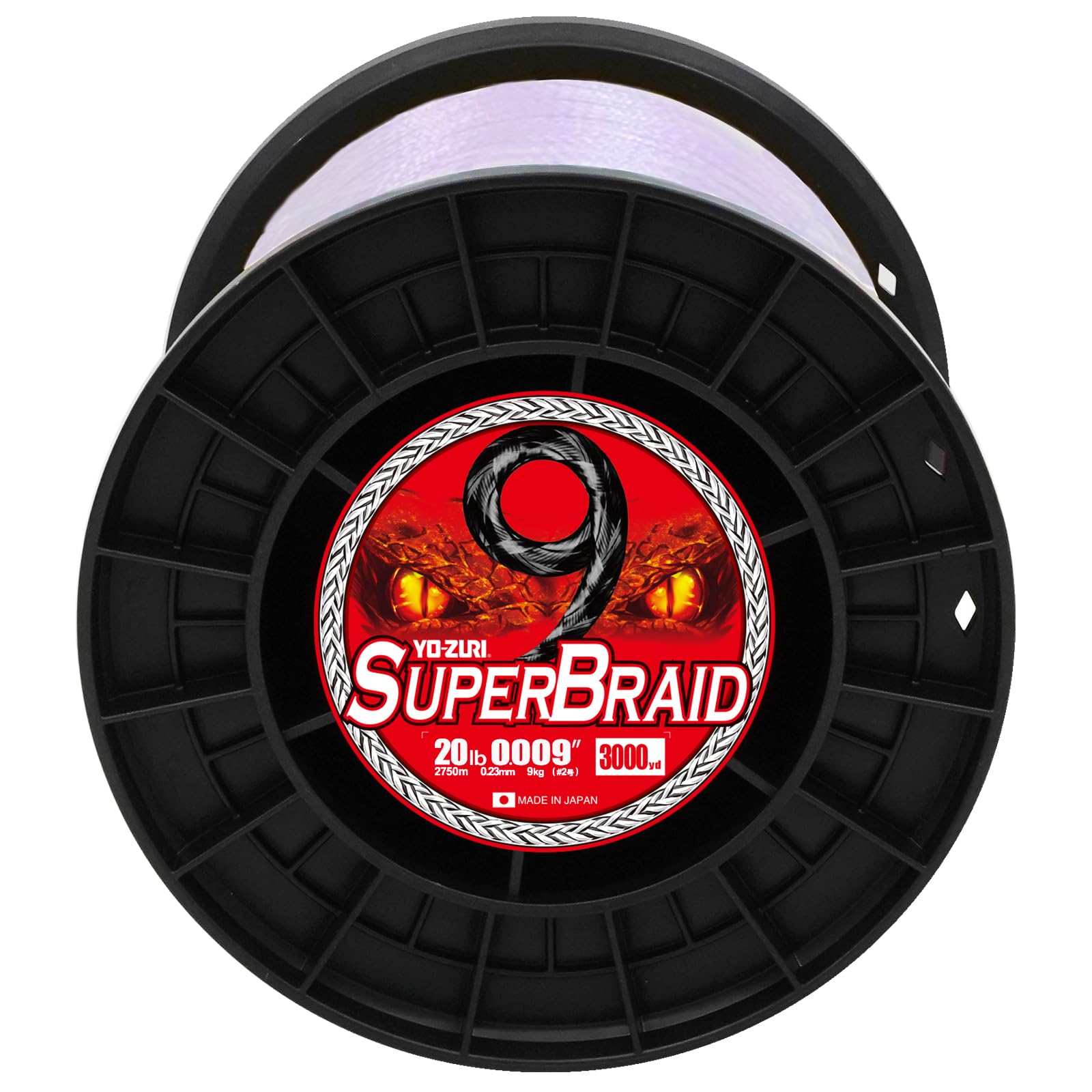 

PE Line Super Braid 9 3000YDS 20Lbs White YO-ZURI Color білий