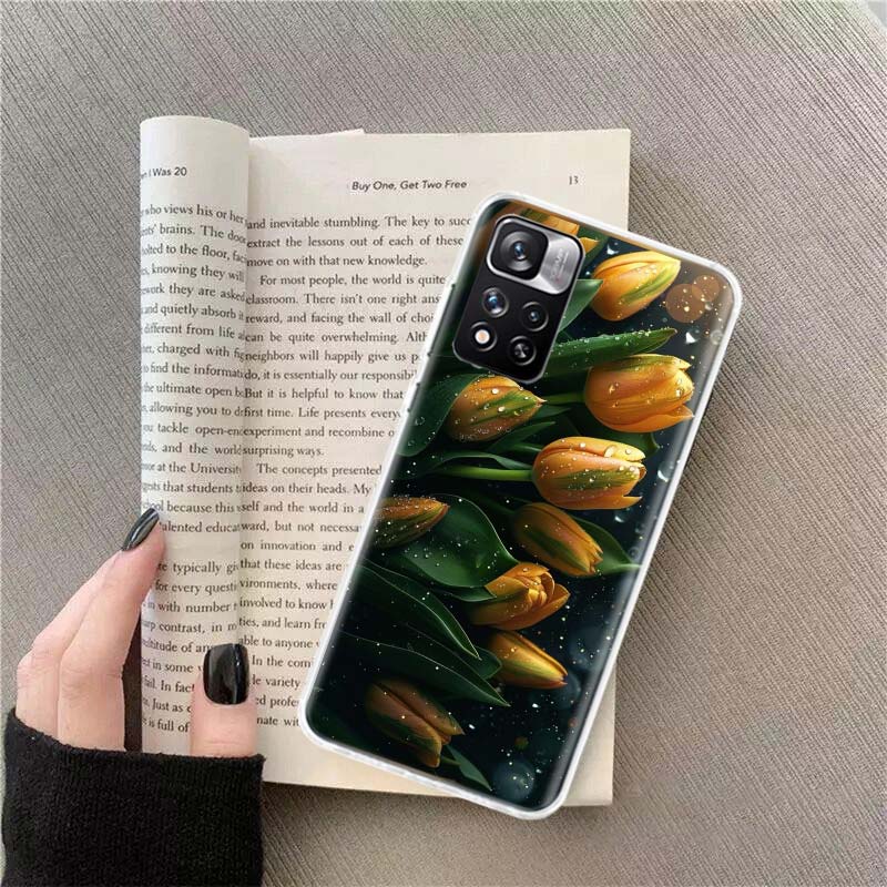 Tulips are Already in Full Bloom Phone Case For Redmi Note 13 12 Pro Plus 14 15 Pro 5G 11 11T 11E 11S 10 Pro 10S 9 9S Cover Cell
