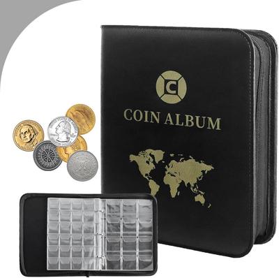Cross-Border Coin Collection Binder: Holds 360-480 Ancient/Commemorative Coins