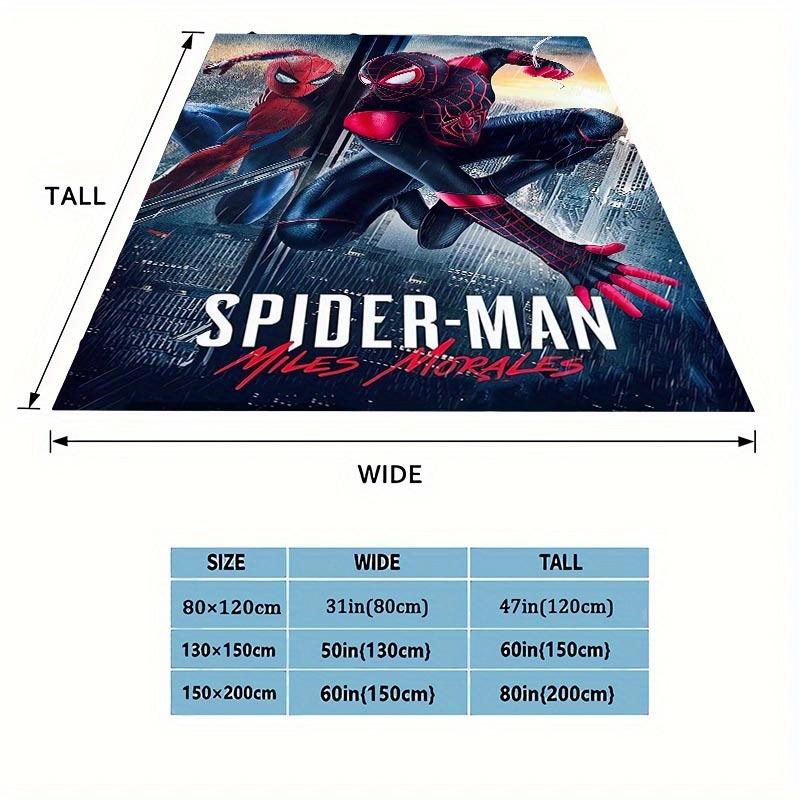 1pc Spider-Man Printing Blanket - Soft, All-Season Throw for Living Room, Bedroom,Personalized Gift with Adorable Cartoon Design