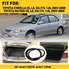 Rubber Weatherstrip Rear Trunk Lid Seal Strip FIT Toyota Corolla/Matrix 03-08 EA