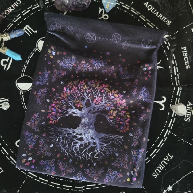 Altar Tarot Card Storage Bag Jewelry Bag Dices Bag Gift Bag with Drawstring