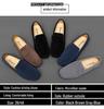 Men's Suede Hand-Stitched Driving Shoes with Soft Soles