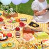 Outdoor Picknickdecke Wasserdicht Sanddicht Stranddecke Extra Groß Tragbar Rechteckig Faltbar Camping Feuchtigkeitsbeständige Matte mit Tragegurt