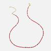 J.Lauren Color Seed Crystal Necklace N01225