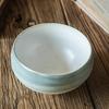 Japanese Retro Bowl-Shaped Ceramic Bowl Household Rice Bowl Tableware 5-Inch Small Bowl One-Person Food Bowl