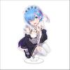 16CM Anime ZERO Starting Life in Another World Cosplay Acrylic Stand Ornaments Natsuki Subaru  Figure Stand Halloween Gift