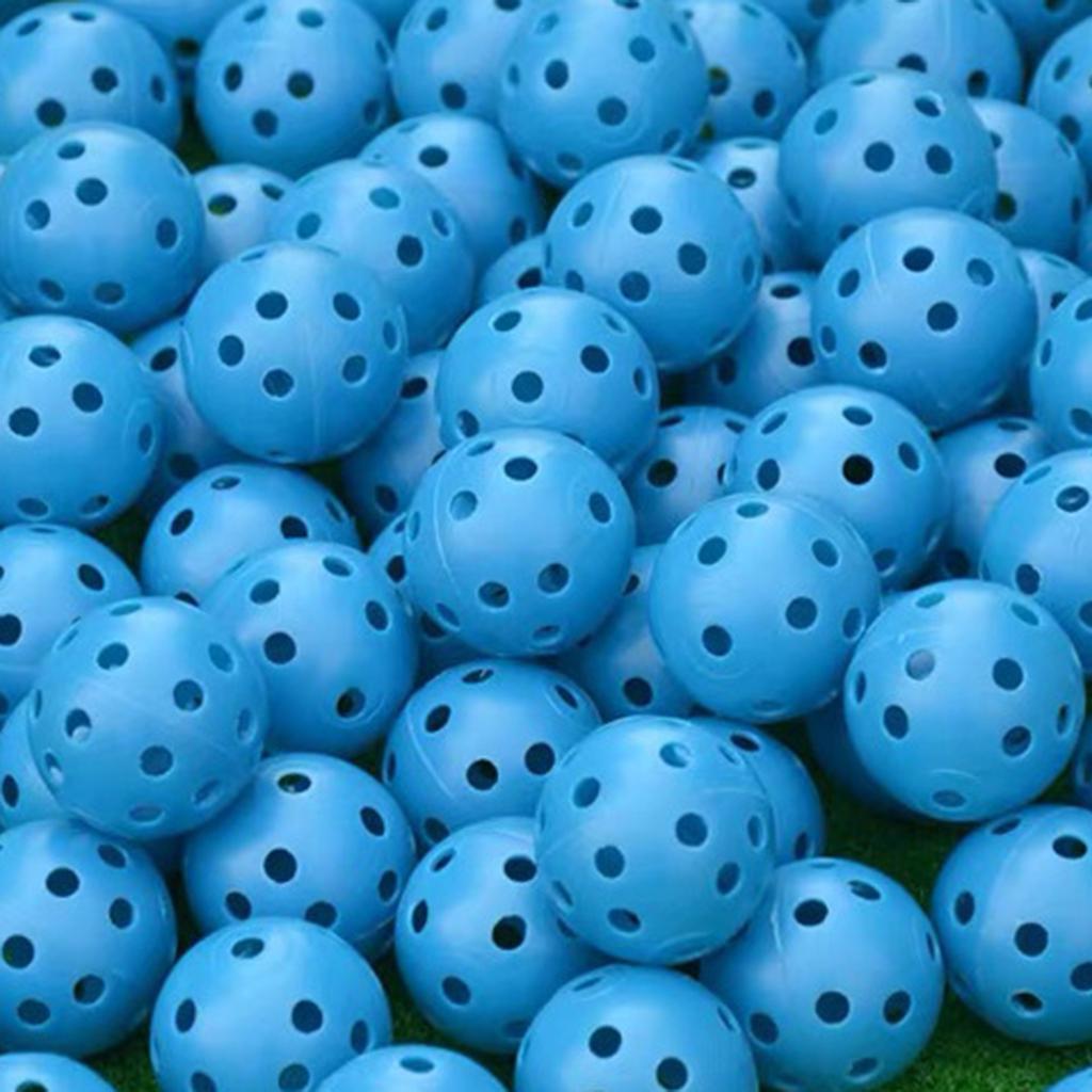 Airflow Practice Golf Ball, Small Golf Practice Ball Flight Hollow 41mm Golf Training Ball Plastic for Indoor & Outdoor