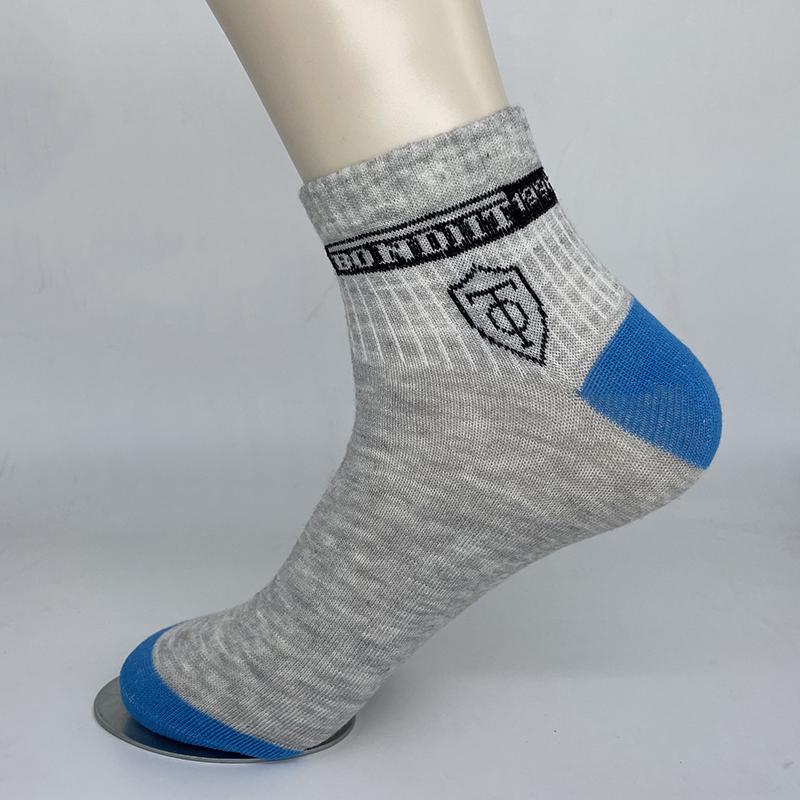 5 Paare Herren Sportsocken Polyester Baumwolle Sommer Kurze Socken Dünn Atmungsaktiv Basketball Meias EUR38-47 Business Herrensocken