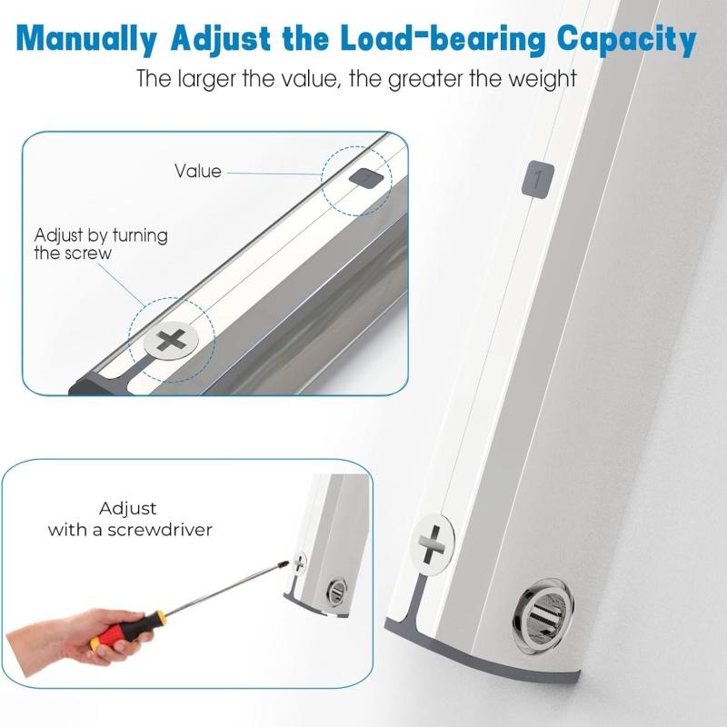 Adjustable Soft Close Lid Support Hinges Heavy Duty Hydraulic Cabinet Hinge Randomly Stop Soft Closing Door Support Lift Up