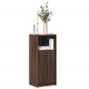 VidaXL Buffet with LED Brown Oak 42.5x34x100 Cm Engineered Wood, Storage Furniture, Kitchen Storage Furniture, 852158