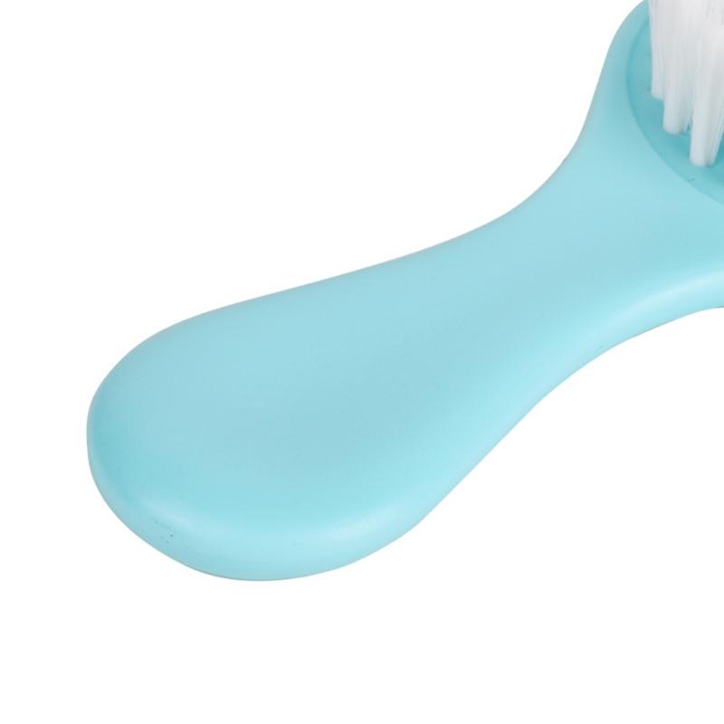 Ergonomische Babyhaarbürsten- und Kammsets Haarpflegeset für Säuglinge Bequemer Griff für Eltern Glückliche Erfahrung für Babys