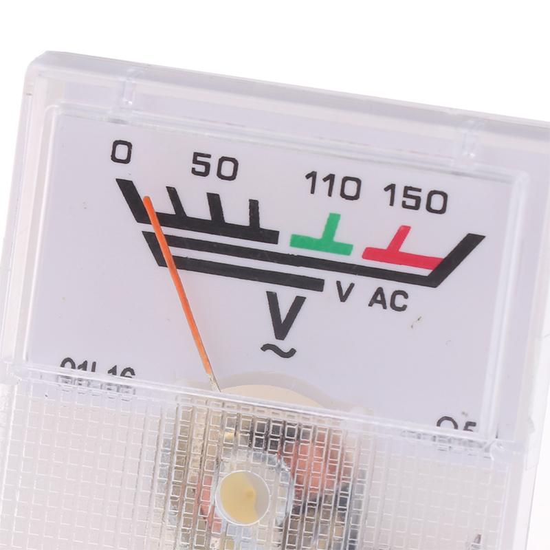 Ac 150-300V Cc 10-250V Cc 5-75A Amperometro Mini Tester Voltmetro Amperometro Pannello Analogico