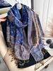 24Color Luxury Bohemian Style Shawl Women Scarf Jacquard Paisley Pattern Designer Lady Muslim Hijab Pashmina