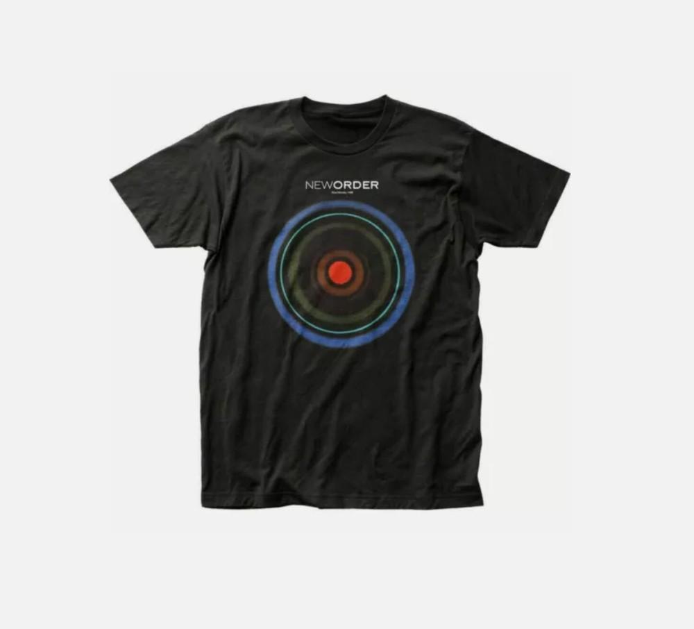 New Order Blue Monday T Shirt Mens Licensed Rock N Roll Music Band Tee New Black