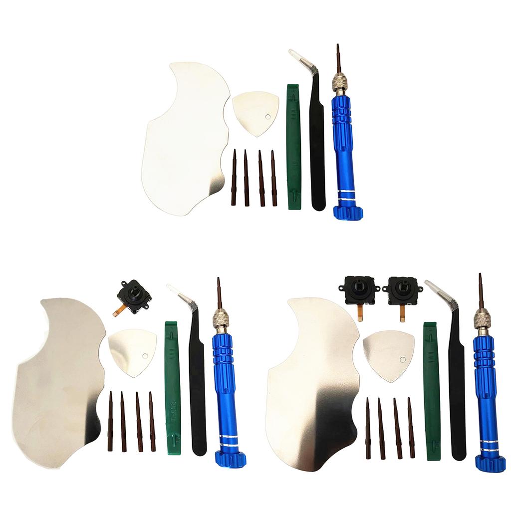 Daumensticks Joystick Daumenstick Reparaturset für Quest 2 Controller Reparaturset Daumenstick mit Werkzeugen Ersatz