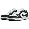 Jordan Air Jordan 1 Abrasion Resistant Abrasion Resistant Low Top Vintage Basketball Shoes Men's Black White 553558-145(Team96-S-BOX)