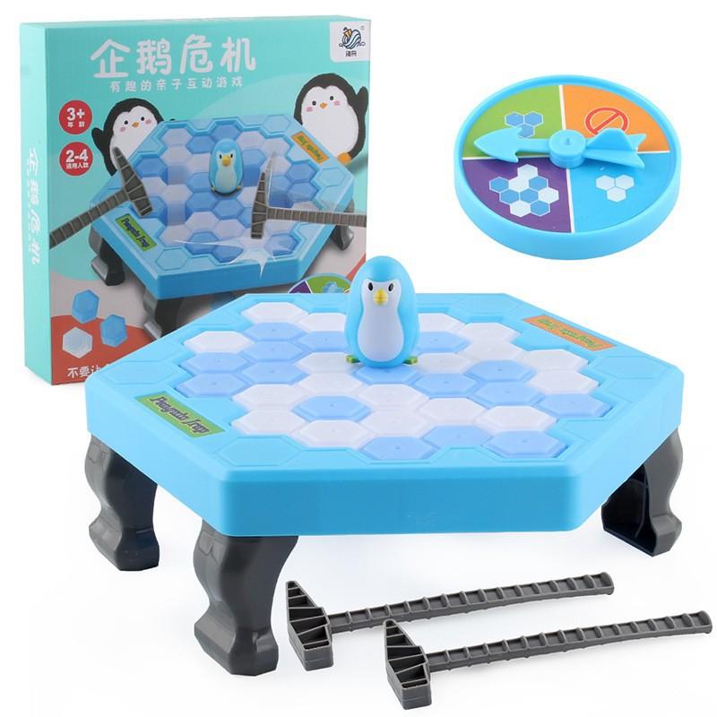 Children Knock Penguins Save Penguins Knock Ice Break Wall Save Dinosaurs Table Games Parent-Child Interactive Educational Toys