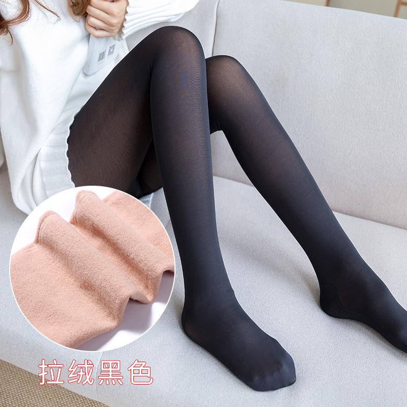 Winter Fake Meat Leggings Bikini Pants Double-layer Velvet Thermal Pants Bare-leg Artifact Double-layer Thickening