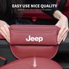 PU Leather Car Seat Gap Organizer Box Storage Bag For Jeep Grand Cherokee Wrangler JK Gladiator Compass Renegade Wagoneer Recon AKW1